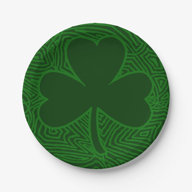 Shamrock Paper Plates (Front)