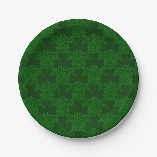 Shamrock Paper Plates (Front)