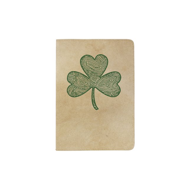 Shamrock Passport Holder (Front)