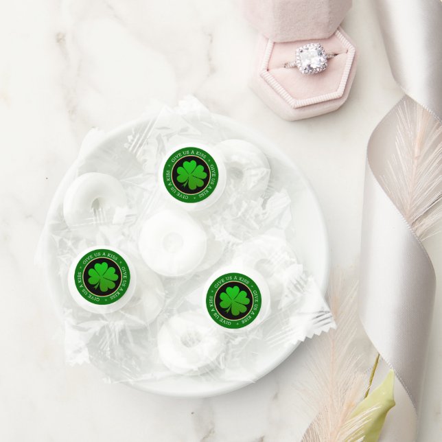 Shamrock, Patriotic Ireland Mints, Irish Flag Life Saver® Mints (Wedding)