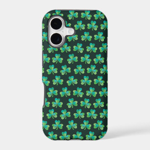Shamrock Pattern Black iPhone 5/5S Barely There 17 Case