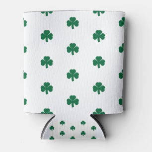 Shamrock Pattern Can Cooler