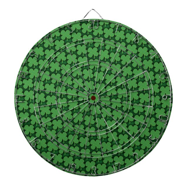 Shamrock Pattern Dart Board (Front)