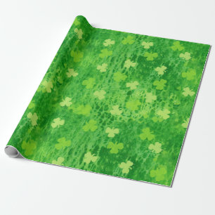 Shamrock Pattern - Irish Clover - Wrapping Paper