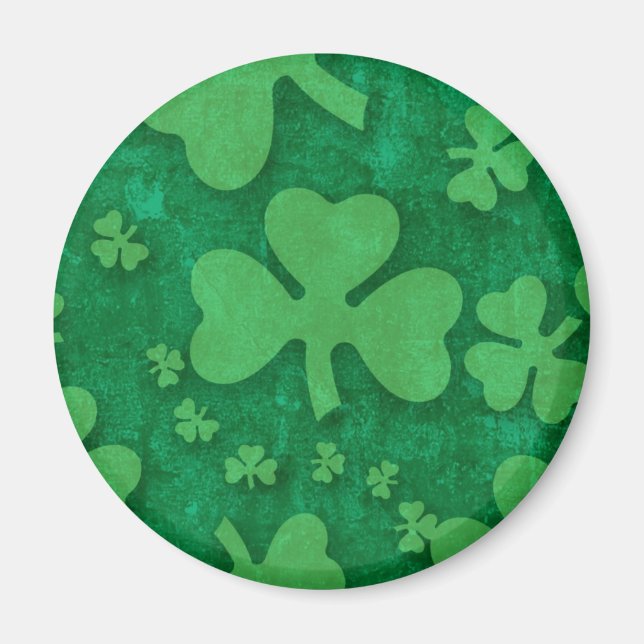 Shamrock Pattern Magnet (Front)