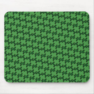 Shamrock Pattern Mouse Pad