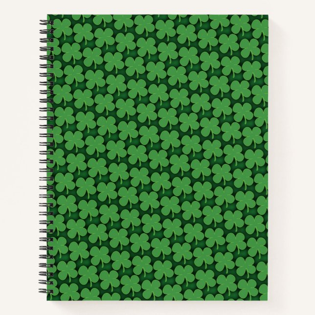 Shamrock Pattern Notebook (Front)
