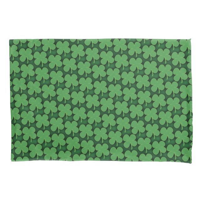 Shamrock Pattern Pillow Case (Front)