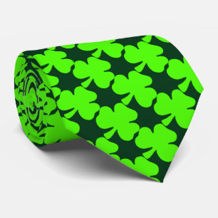Shamrock Pattern Saint Patrick's Day Tie