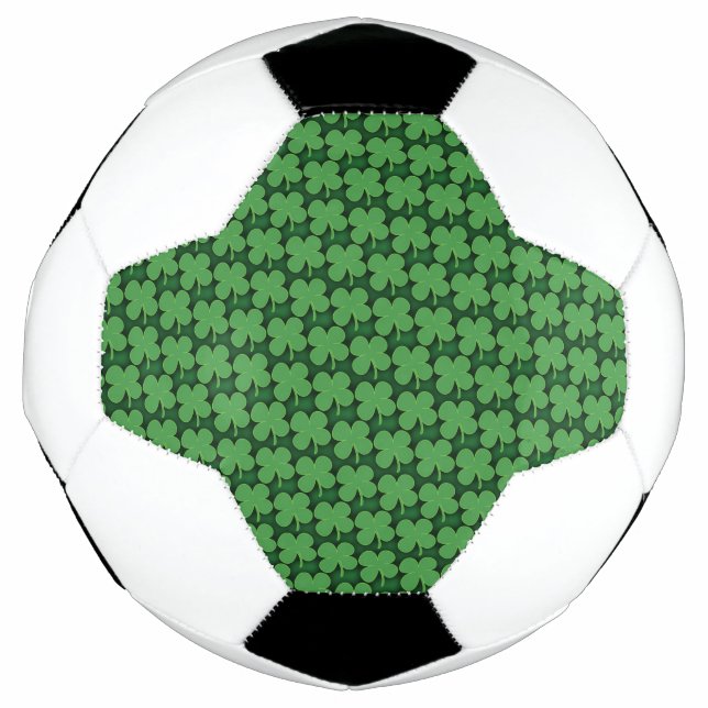 Shamrock Pattern Soccer Ball (Front)