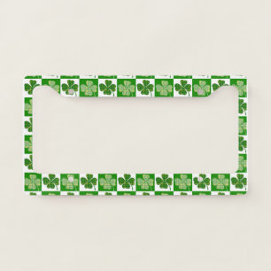 Shamrock Pattern Thunder_Cove License Plate Frame