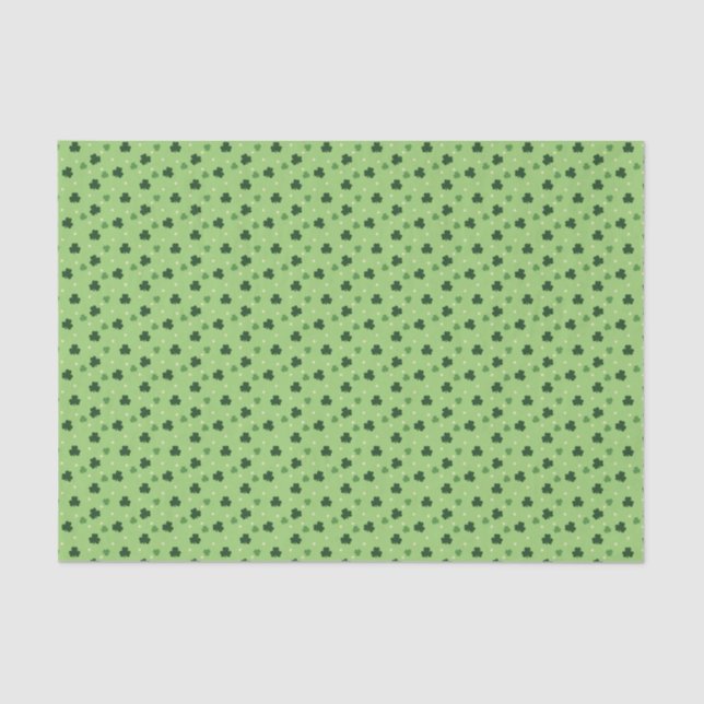 Shamrock Pattern Tissue Paper (Front)