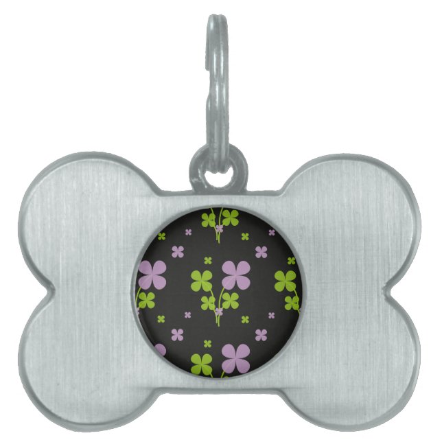 Shamrock Pet Name Tag (Front)