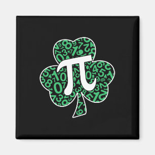 Shamrock Pi Day Cute St. Patrick's Day And Math Lo Magnet