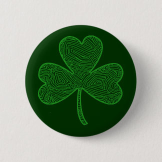 Shamrock Pinback Button