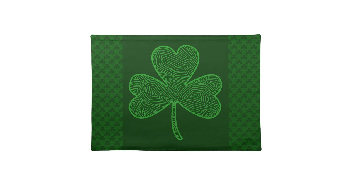 Shamrock Placemat Zazzle