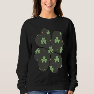 Shamrock plaid Pattern c Patrick's Day matching co Sweatshirt