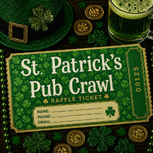 Shamrock Rain Raffle Tickets