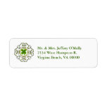 Shamrock Return Address Labels