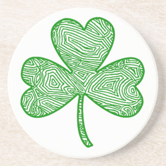 Shamrock Sandstone Coaster