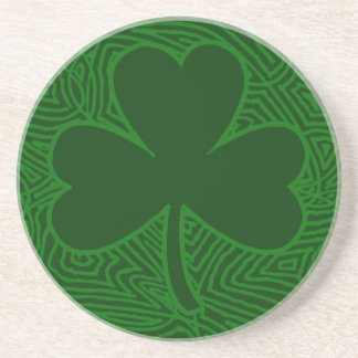 Shamrock Sandstone Coaster