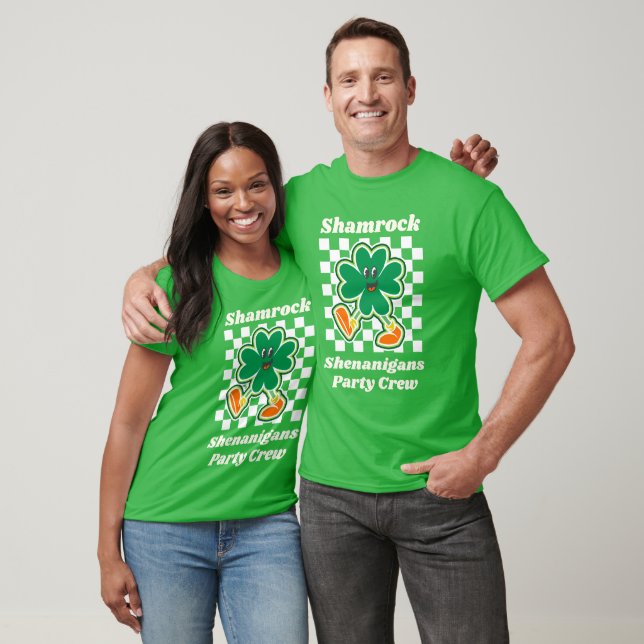 Shamrock Shenanigans Party Crew T-Shirt (Unisex)
