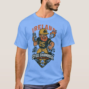 Shamrock Showdown Pittsburgh Dublin 2025 Football  T-Shirt