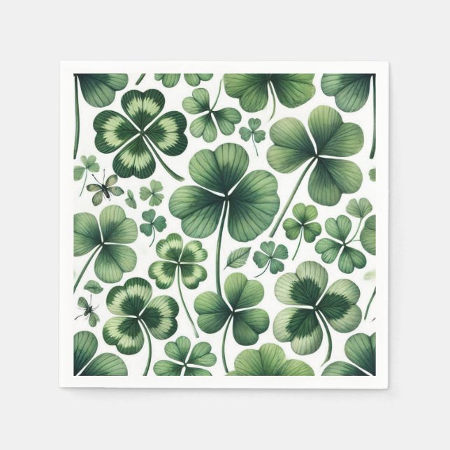 Shamrock Shuffle Napkins (Front)