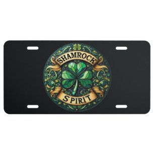 Shamrock Spirit License Plate