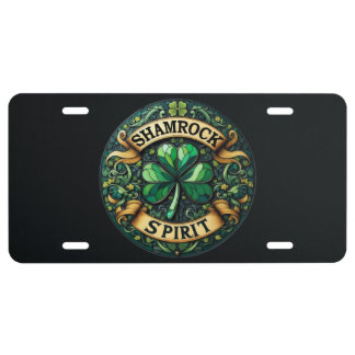 Shamrock Spirit License Plate