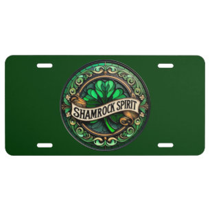 Shamrock Spirit License Plate