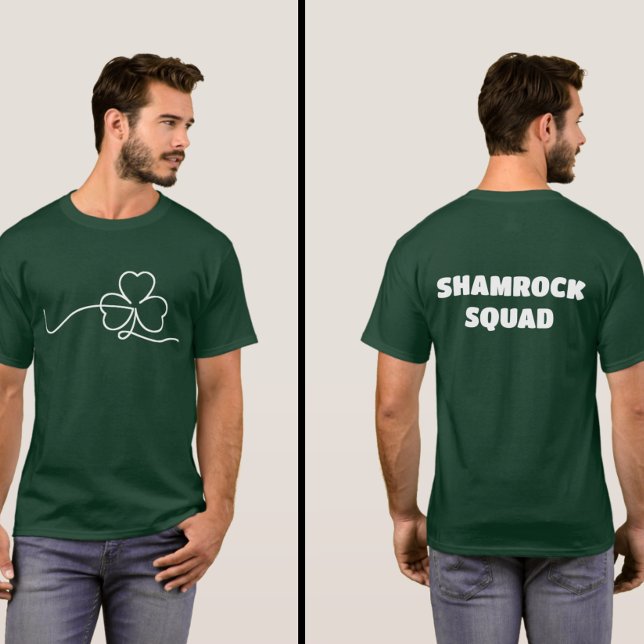 Shamrock Squad Clover St Patrick’s T-Shirt (Creator Uploaded)