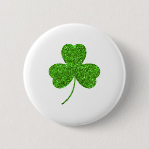 Shamrock St. Patrick's Day Button
