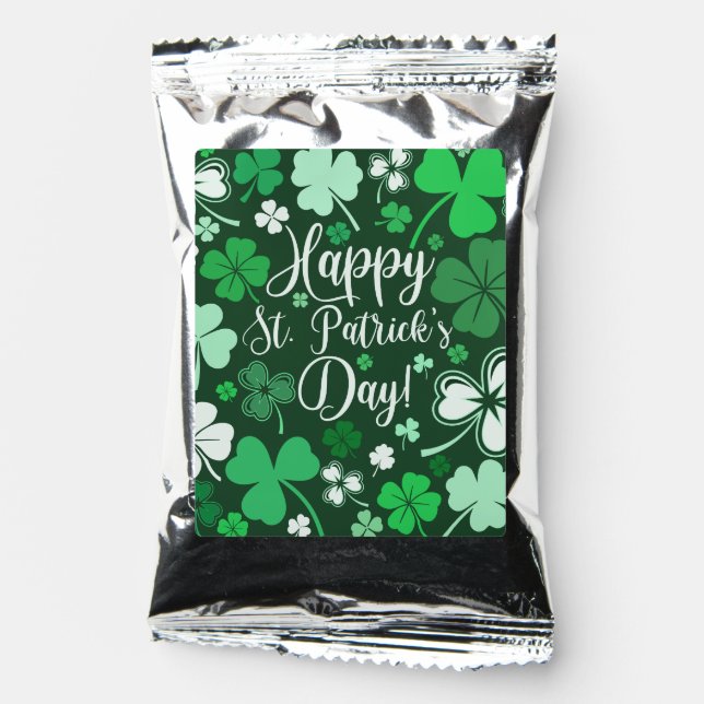 Shamrock St. Patrick's Day Coffee Drink Mix (Front)