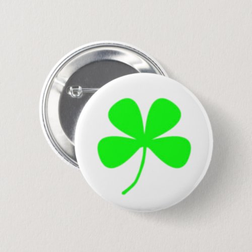 Shamrock St Patricks Day Green Irish 4KevinButton Button