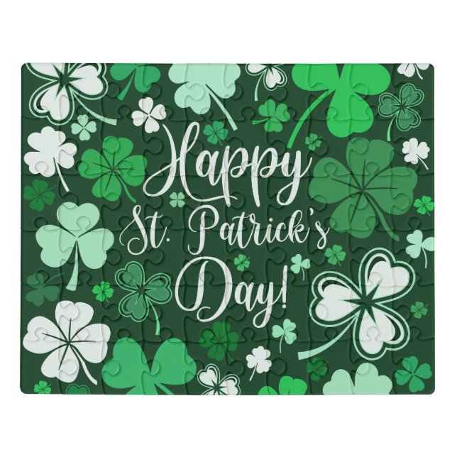 Shamrock St. Patrick's Day Jigsaw Puzzle (Puzzle Horizontal)