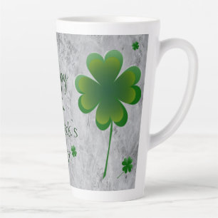 Shamrock St. Patrick's Day Latte Mug