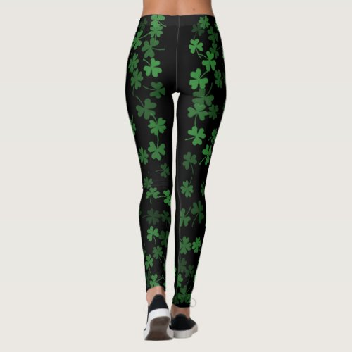  Shamrock St Patricks Day Leggings