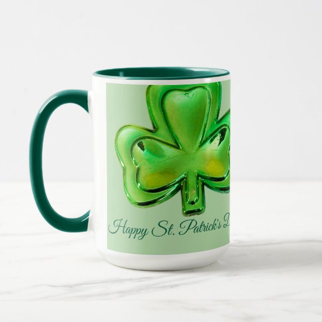 Shamrock St. Patrick's Day Mug (Left)