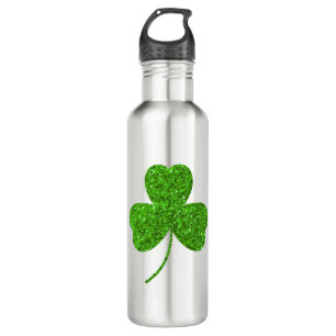 Shamrock St. Patrick's Day Stainless Steel Water Bottle