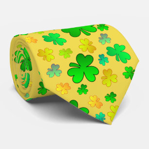 Shamrock St. Patrick's Day Tie