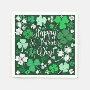 Shamrock St Patrick's  Napkins