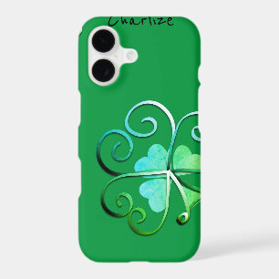 Shamrock St. Patrick's W/Name iPhone 17 Case