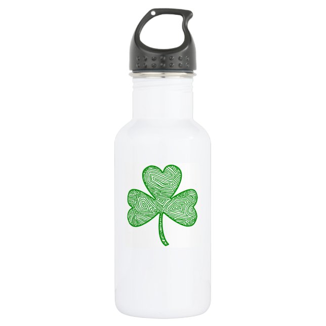 Shamrock Stainless Steel Water Bottle (Front)
