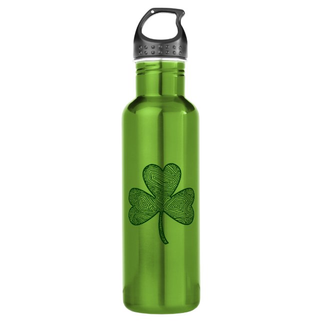 Shamrock Stainless Steel Water Bottle (Front)