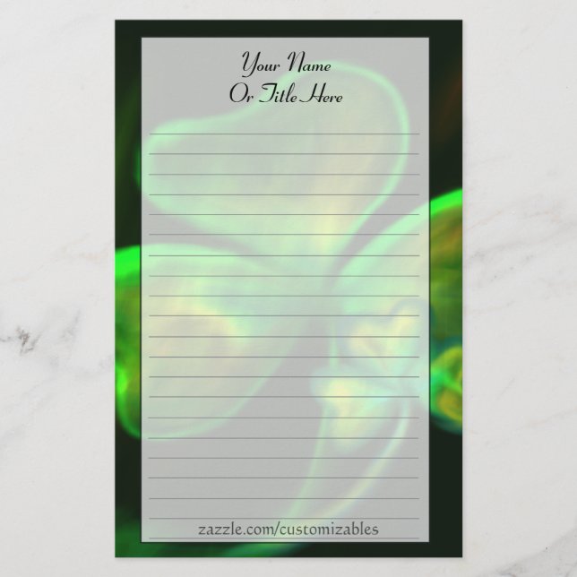 Shamrock Stationery (Front)