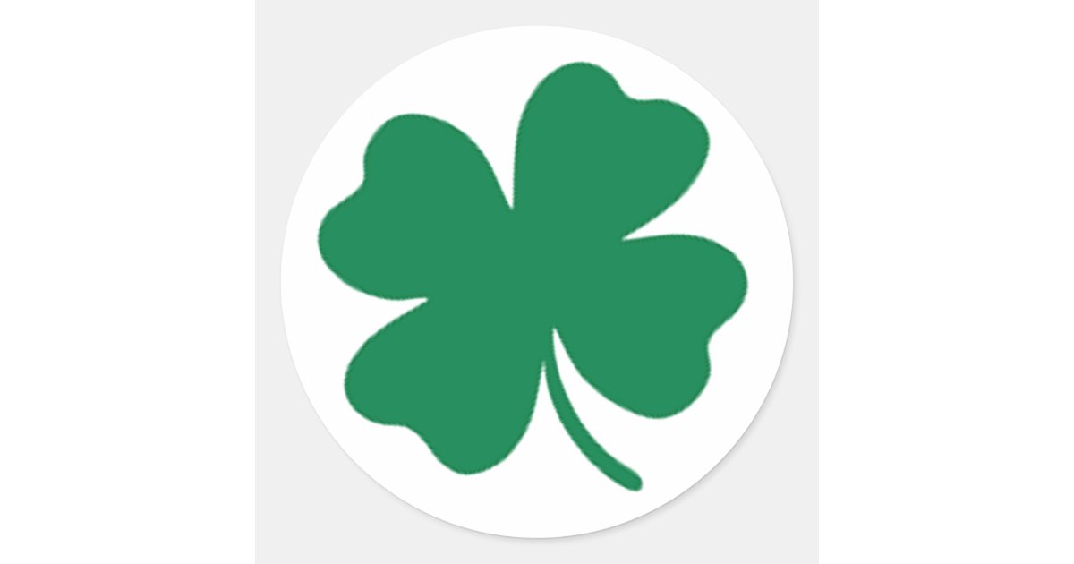 Shamrock Sticker | Zazzle