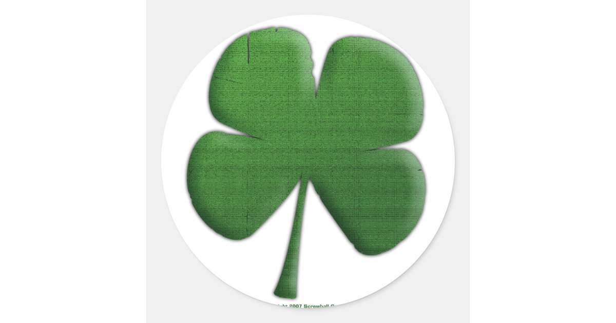 Shamrock Stickers | Zazzle