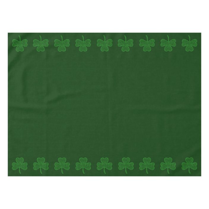 Shamrock Tablecloth | Zazzle.com