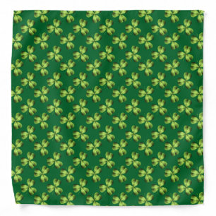 Shamrock Three Leaf Clover Graphic Bandana